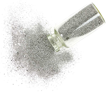 aluminum powder spilling out of a salt shaker